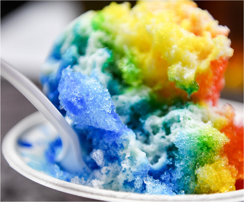 HAWAIIAN SHAVED ICE VS. SOFT-SERVE ICE CREAM