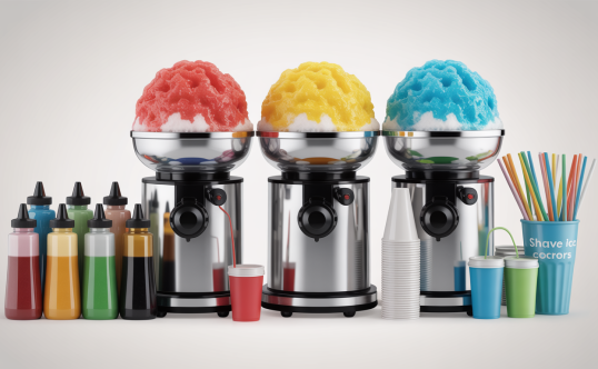 Shave Ice Business Startup Kit: Essential Supplies & Accessories