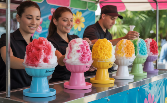 Shave Ice Business Accessories: Cups, Straws & Supplies